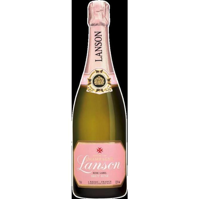 CHAMPAGNE Lanson Rosé Label Champagne brut - Rosé - 75cl