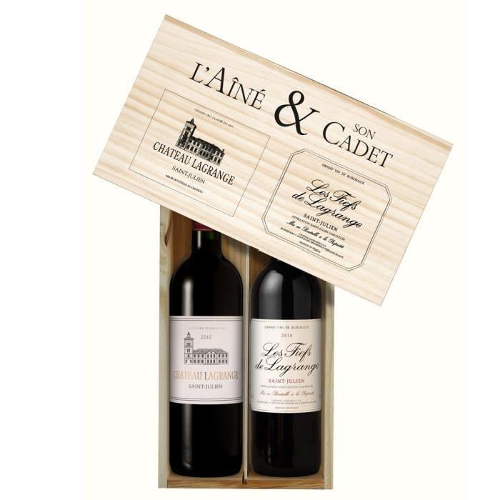 Coffret Lagrange et Fiefs de Lagrange 2010 - Vin Rouge