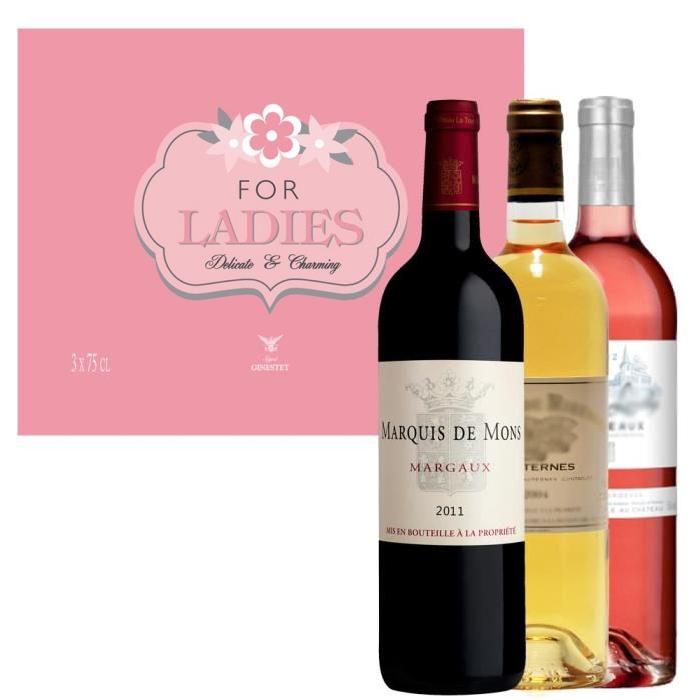 Coffret Vin For Ladies 3x75cl