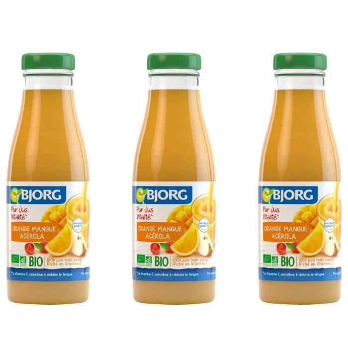 BJORG Jus Vitalité Orange Mangue Bio 75cl