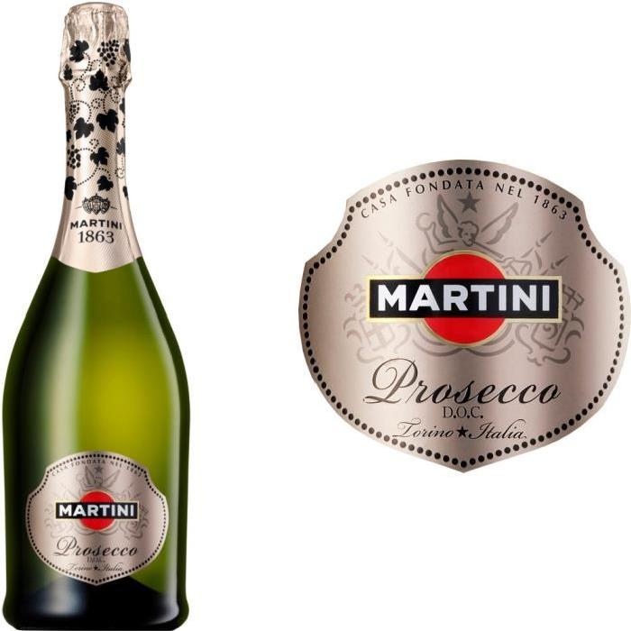 Martini Prosecco Italie vin blanc effervescent x6