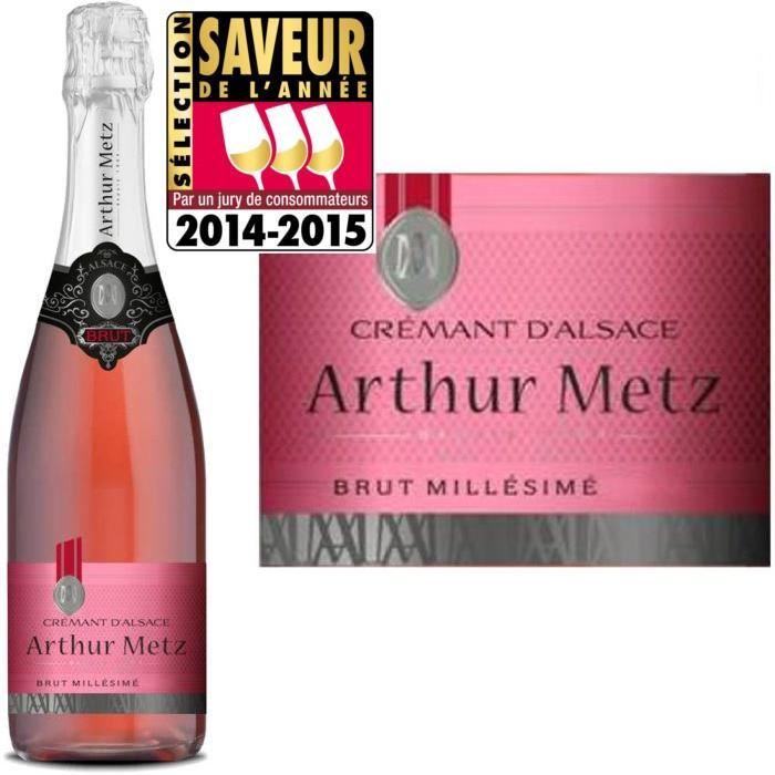 Arthur Metz Rosé Crémant d'Alsace x1