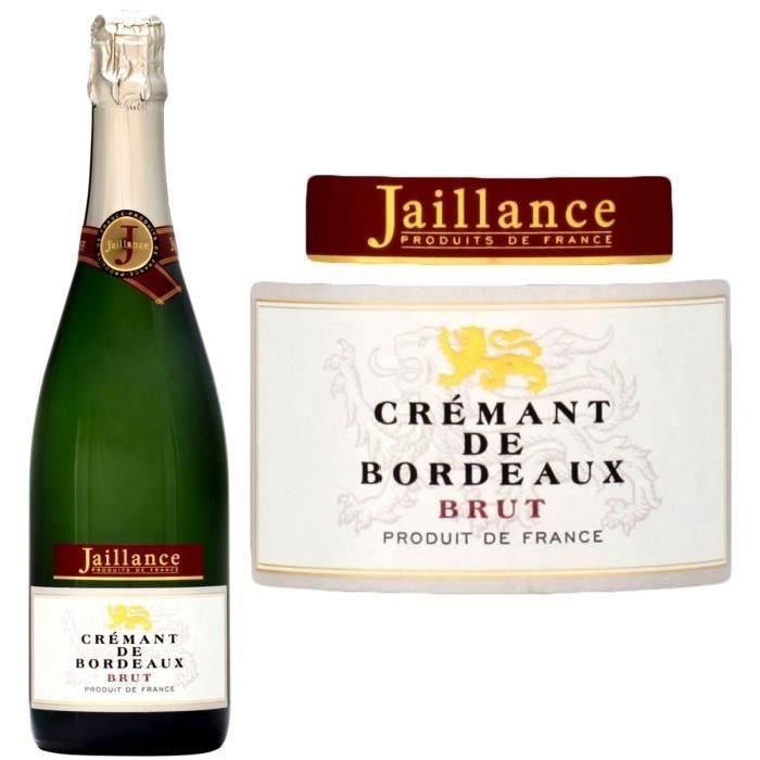 Crémant de Bordeaux Brut Jaillance x6
