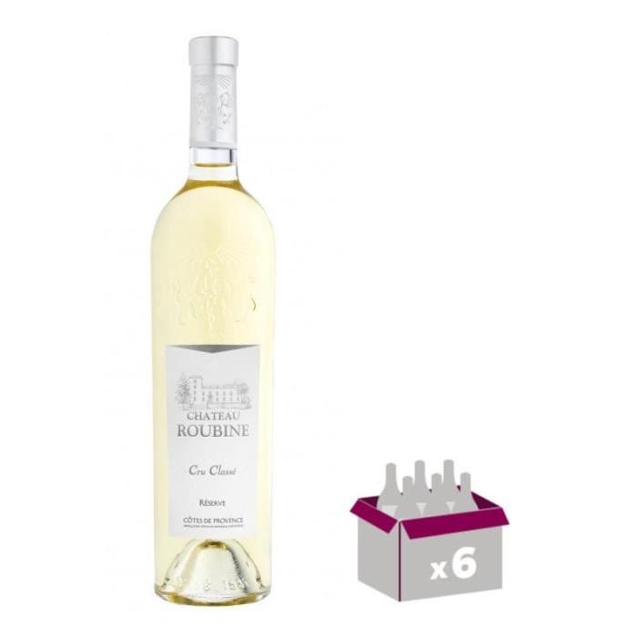 CHÂTEAU ROUBINE Réserve Vin de Provence - Blanc - 75 cl x 6