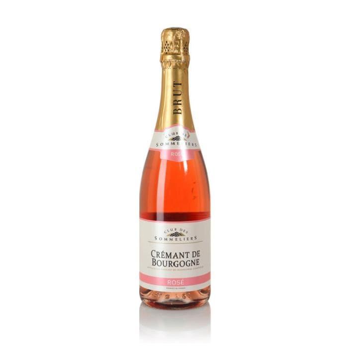 Club des Sommeliers Crémants de Bourgogne rosé - 75 cl