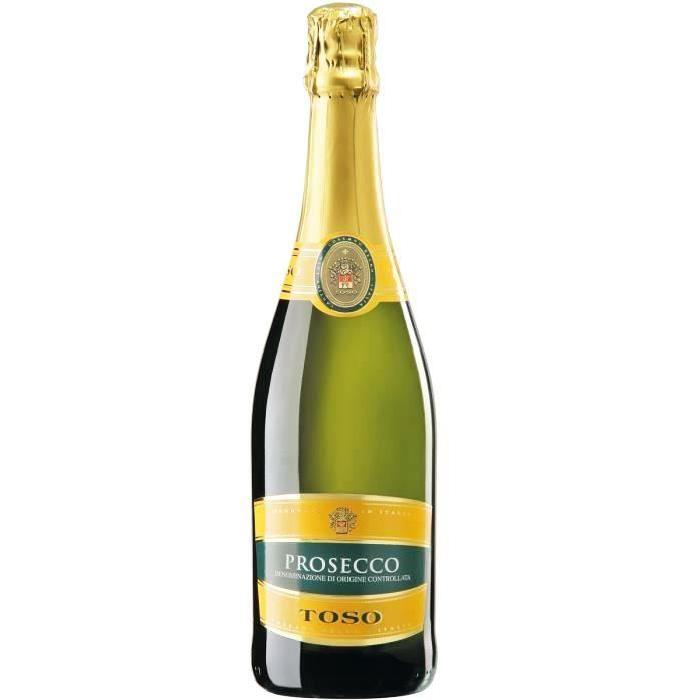 Prosecco Extra Dry Toso Italien vin blanc effervescent
