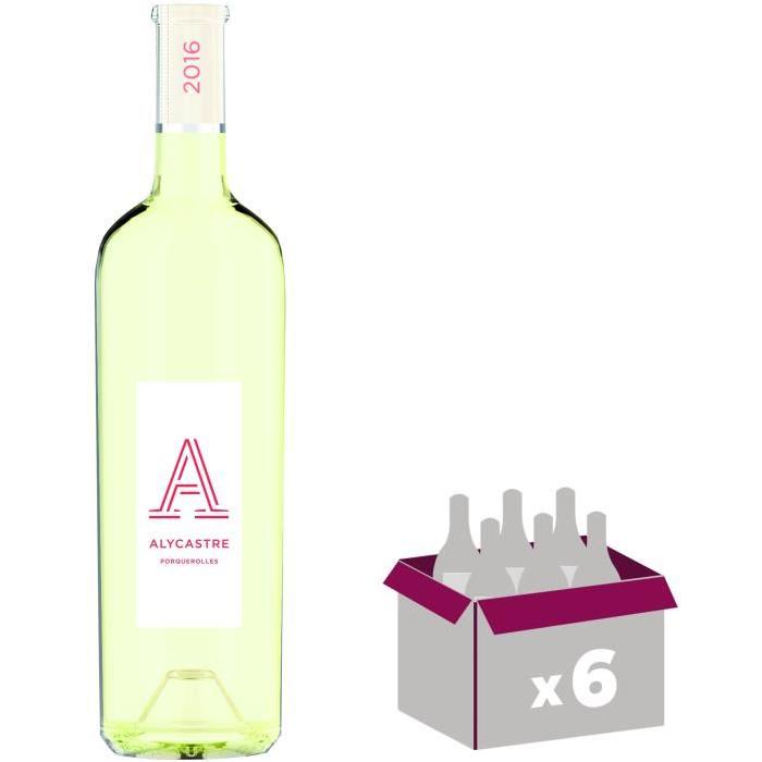 L'Alycastre Porquerolles Côtes de Provence 2016 - Vin blanc x6