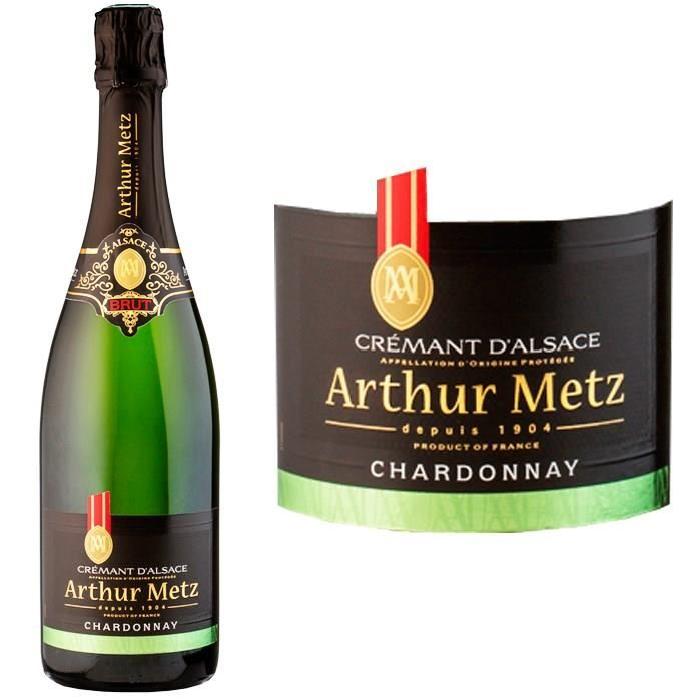 Crémant d'Alsace Chardonnay AOP Athur Metz - Vi...