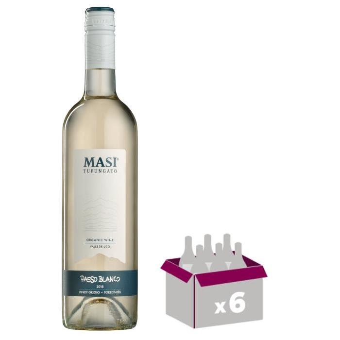 PASSO BLANCO 2015 Vin d'Argentine - Blanc - 75 cl x 6