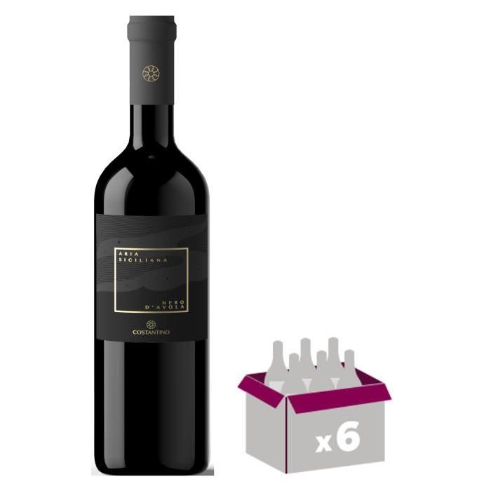 ARIA SICILIANO 2014 Nero d'avola Vin d'Italie - Blanc - 75 cl - IGT x 6