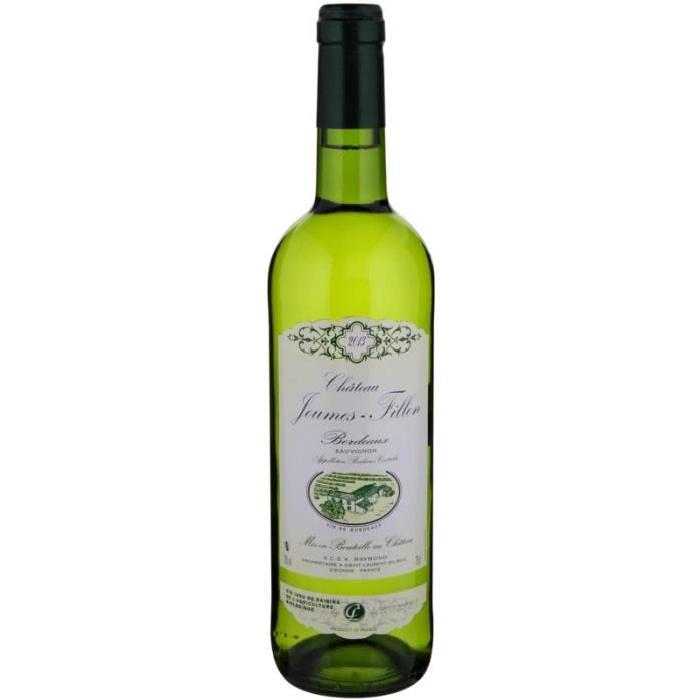 Joumes Fillon Vin de Bordeaux - Blanc - BIO - 75 cl