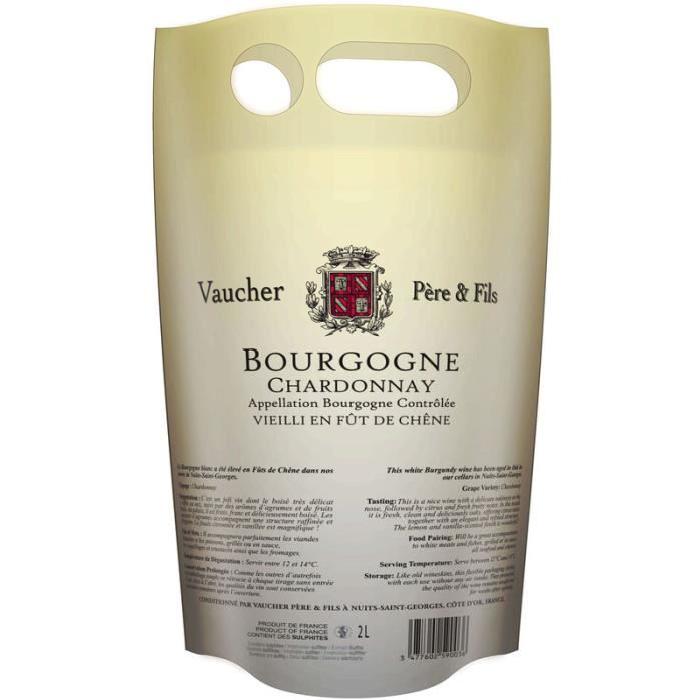 JEAN BOUCHARD Chardonnay Vin de Bourgogne - Blanc - SUP - 2 l