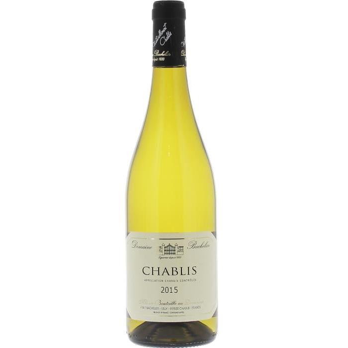 Domaine Bachelier Chablis 2015 - Vin blanc