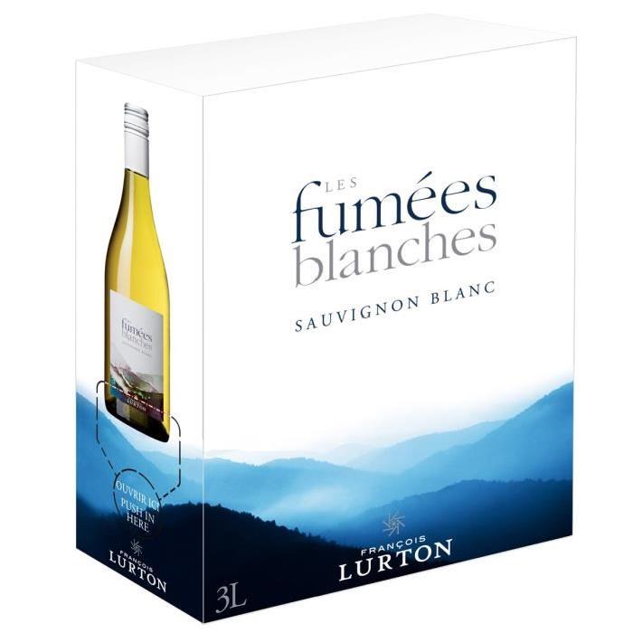 BIB Fumées Blanches Sauvignon 2016 - Vin blanc