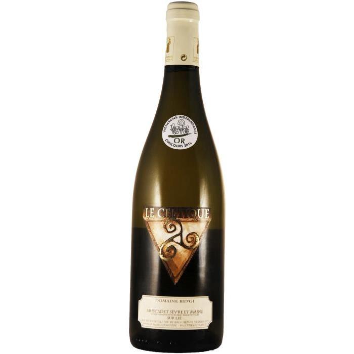 Celtique Domaine Bid'gi Muscadet Sevre et Maine Sur Lie Val de Loire 2015 - Vin blanc