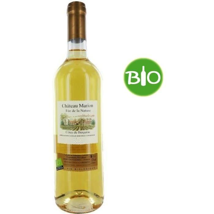 Château Marion Fée de la Nature AOC Côtes de Bergerac Bio 2016 - Vin blanc