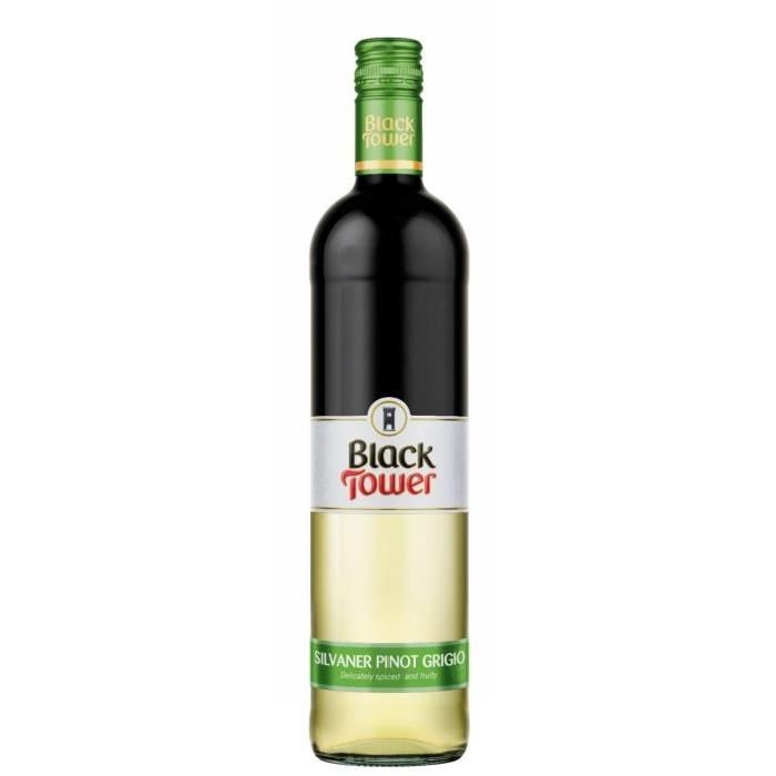 BLACK TOWER Silvaner Pinot griogio Vin d'Allemagne - Blanc - 75 cl