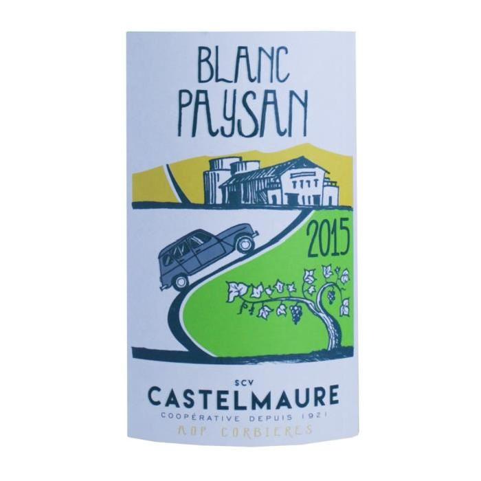 Le Blanc Paysan Corbieres 2015 - Vin blanc x1
