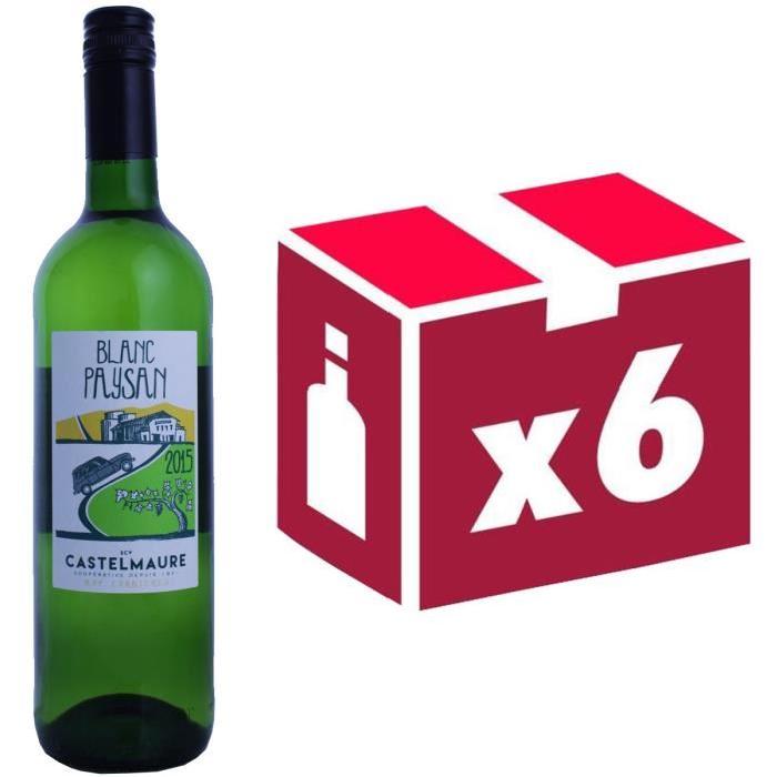 Le Blanc Paysan Corbieres 2015 - Vin blanc x6