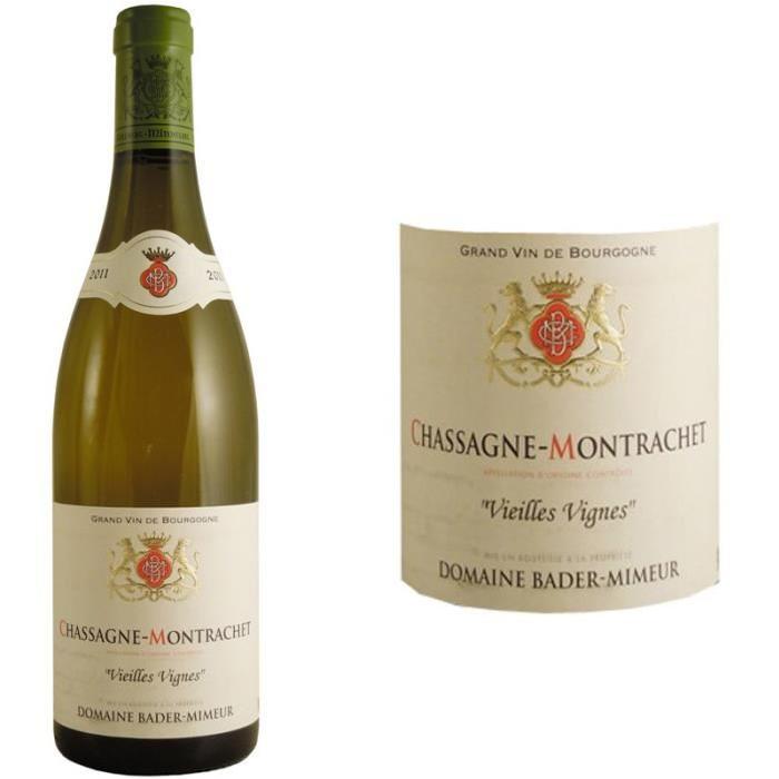 Domaine Bader-Mimeur Chassagne Montrachet Grand Vin de Bourgogne 2011 - Vin Blanc