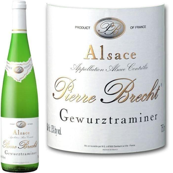 Gewurztraminer Réserve Brecht vin blanc x1