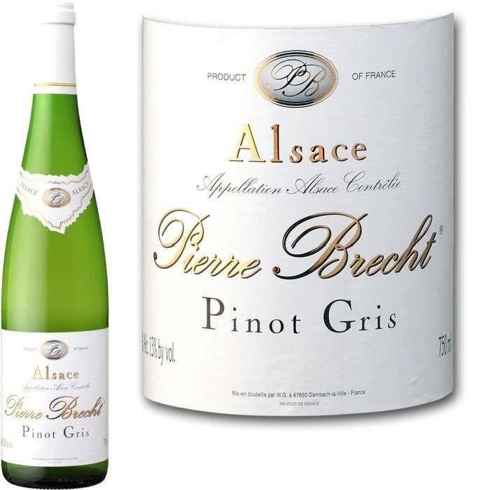 Pinot Gris réserve Brecht vin blanc x1