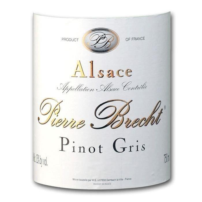 Pinot Gris réserve Brecht vin blanc x1