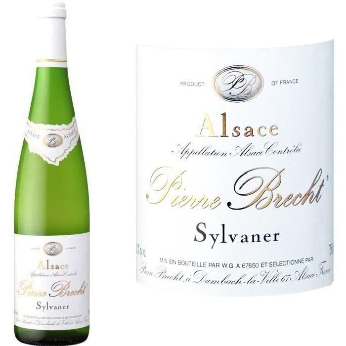 Brecht AOC Alsace Sylvaner Réserve 2015 - Vin blanc