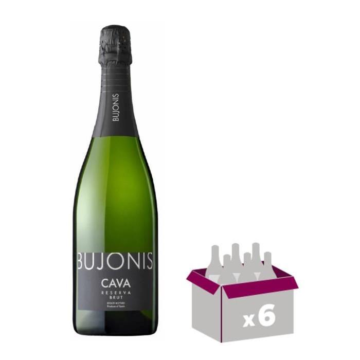 BUJONIS Cava brut Vin d'Espagne - Blanc75 cl x 6