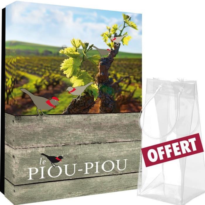 Coffret Piou Piou des Vignes 2 bouteilles + Rafraîchisseur OFFERT