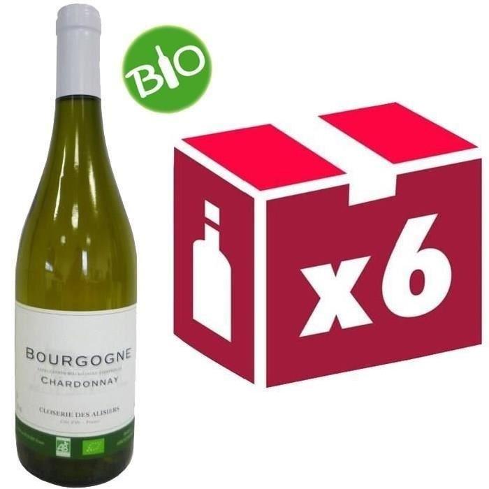 Closerie des Alisiers Bourgogne Chardonnay Bio 2015 - Vin blanc x6