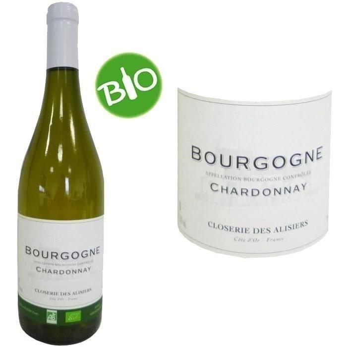 Closerie des Alisiers Bourgogne Chardonnay Bio 2015 - Vin blanc x6