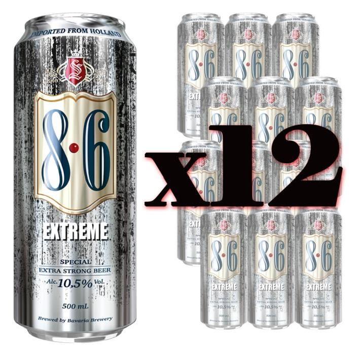 Pack Bavaria 8,6 Extreme 50cl boite x12 10,5°