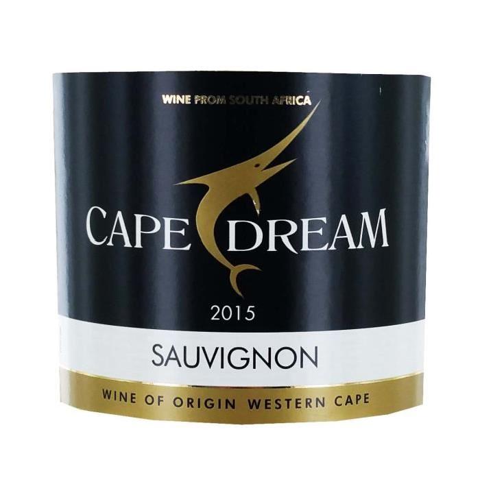 Cape Dream Vin d'Affirque du Sud Sauvignon 2015...