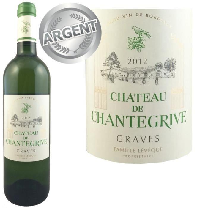 Château de Chantegrive Graves 2012 Blanc x1