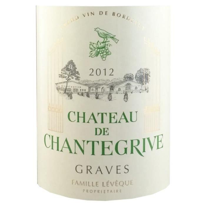 Château de Chantegrive Graves 2012 Blanc x1