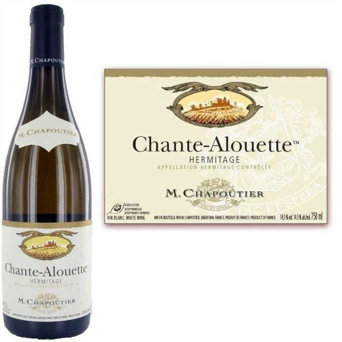 M. Chapoutier Chante-Alouette Hermitage vin bla...