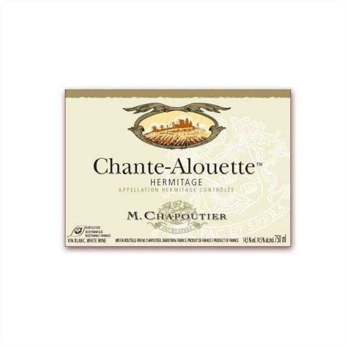 M. Chapoutier Chante-Alouette Hermitage vin bla...