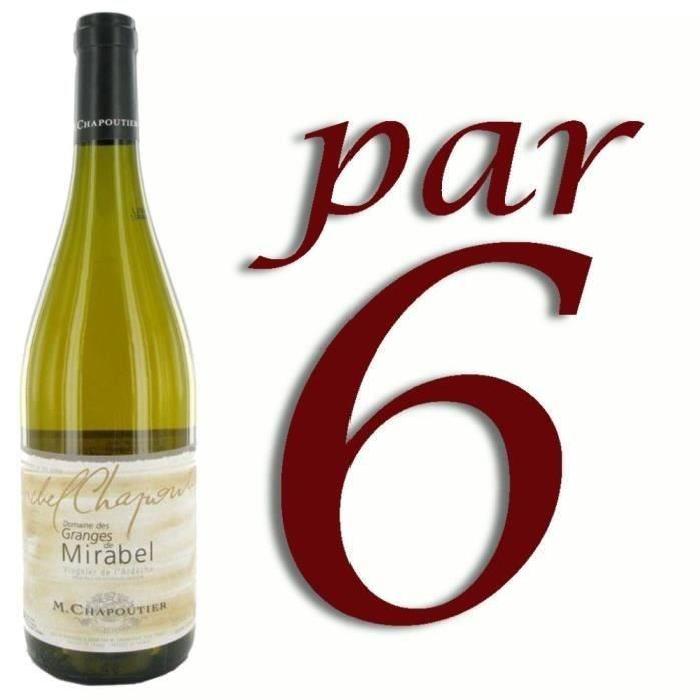 Domaine des Granges de Mirabel 2016 Côteaux de l'Ardeche vin blanc