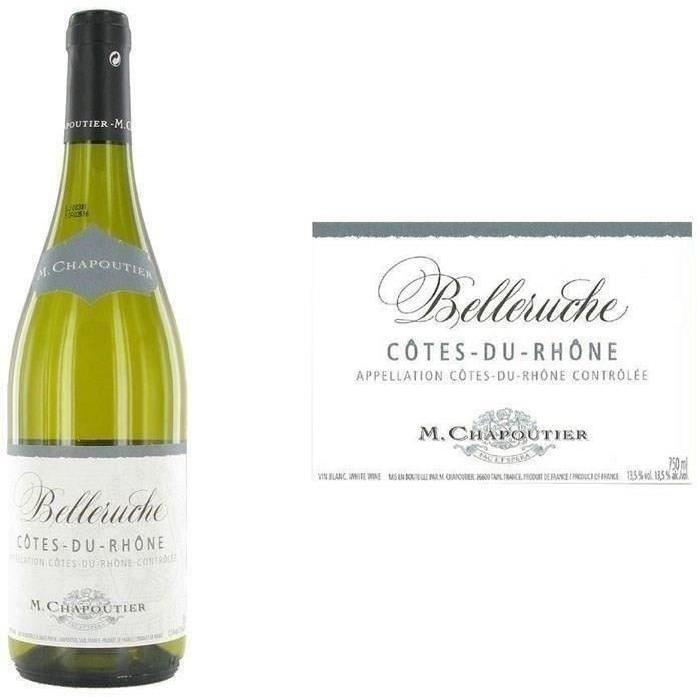 M. Chapoutier "Belleruche" Côtes du Rhône 2016 - Vin blanc