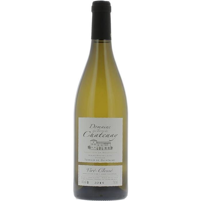 Domaine des Terres de Chatenay Vire Clessé Terroir de Quintaine - Grand Vin de Bourgogne - 2015 - Blanc