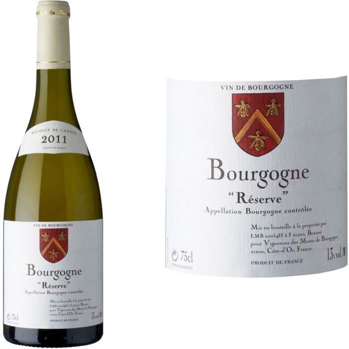 Bourgogne Chardonnay Réserve 2011 Cave des Haut...