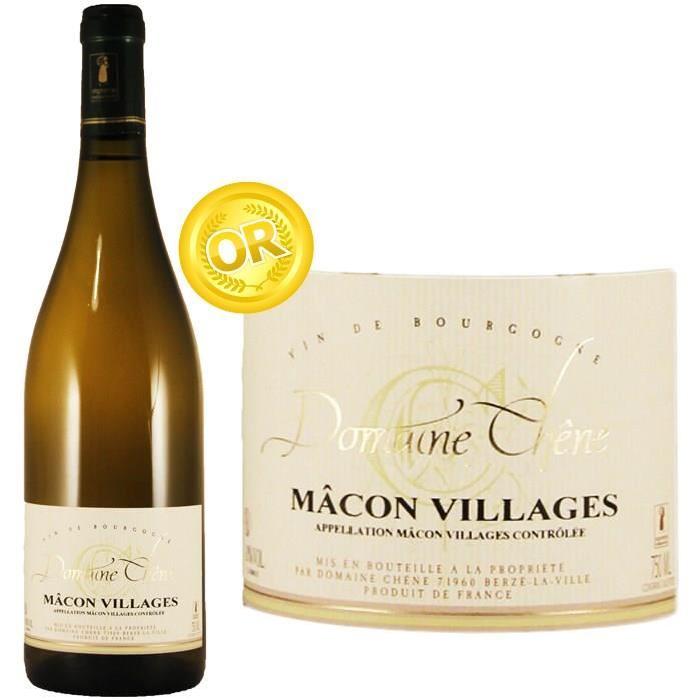 Domaine Chene Macon Villages Bourgogne 2015 - Vin blanc