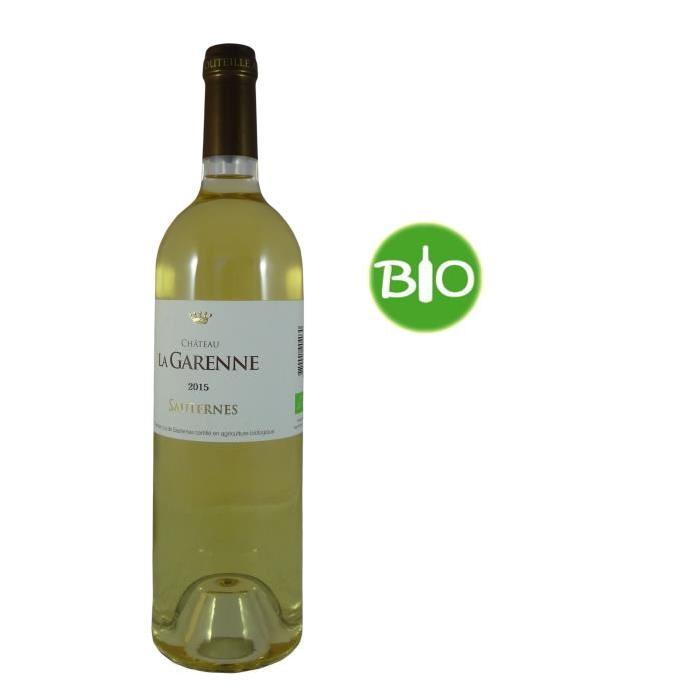 CHÂTEAU LA GARENNE 2015 Sauternes Vin de Bordeaux - Blanc - 75 cl - AOC - BIO