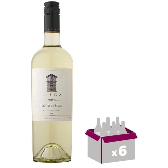 LEYDA RESERVA 2015 Sauvignon Vin du Chili - Blanc -75 cl x 6