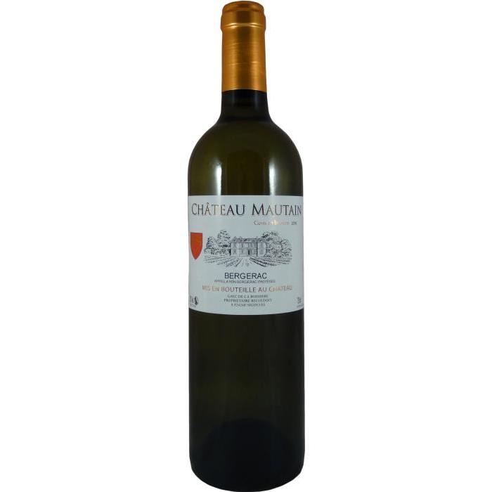 CHÂTEAU MAUTAIN 2016 Cuvée la Boissiere Bergerac Vin du Sud Ouest - Blanc - 75 cl - AOC