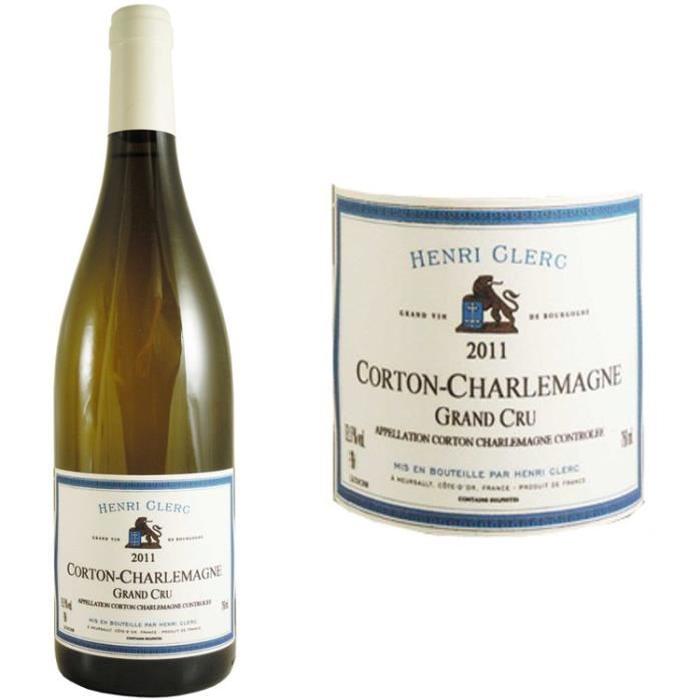 Henri Clerc Corton Charlemagne Grand Cru Grand Vin de Bourgogne 2011 - Vin Blanc