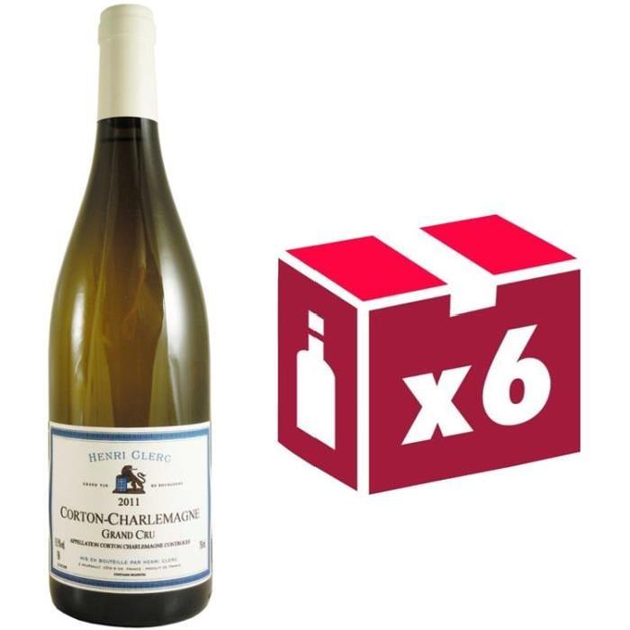 Henri Clerc Corton Charlemagne Grand Cru Grand Vin de Bourgogne 2011 - Vin Blanc