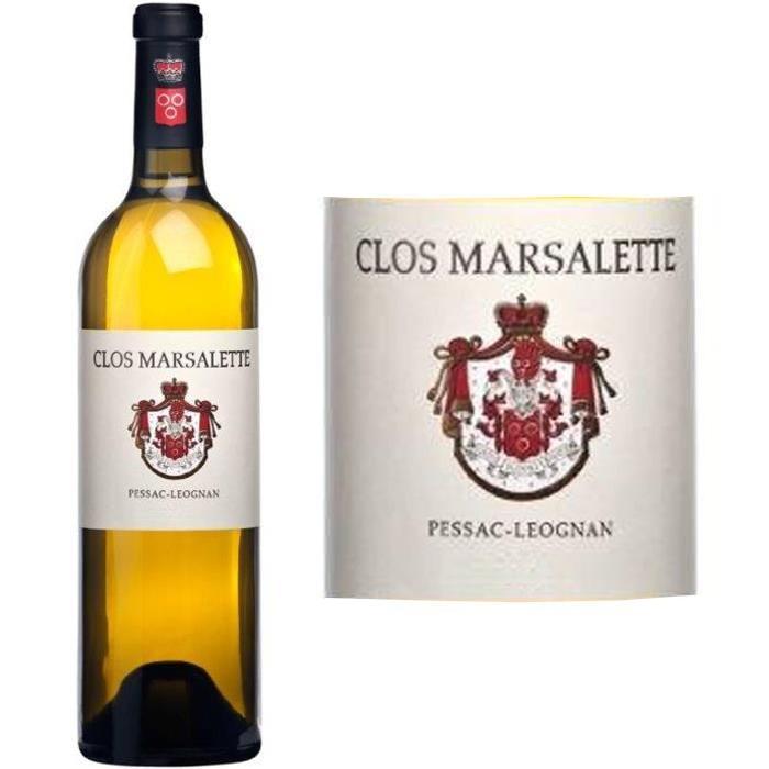Clos Marsalette Pessac Léognan Grand Vin de Bordeaux 2007 - Vin Blanc