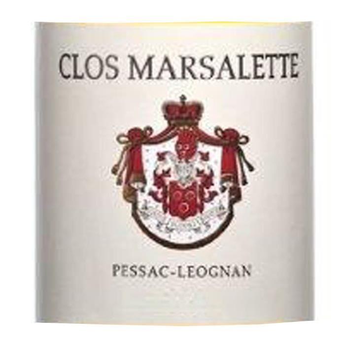 Clos Marsalette Pessac Léognan Grand Vin de Bordeaux 2007 - Vin Blanc